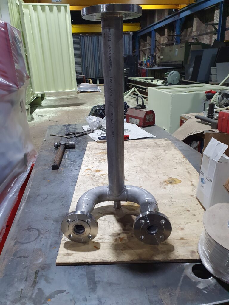 Y shape pipe