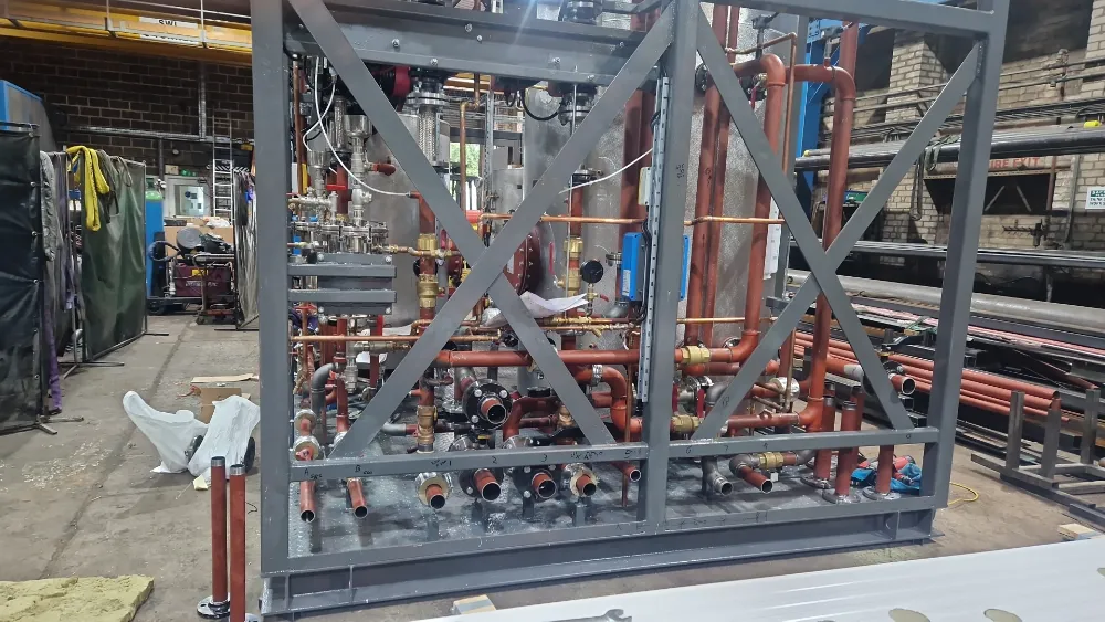 bunch of metal frames
